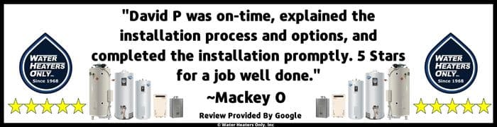 Orange-CA.-Tankless-Review-© A 5 star review for Water Heaters Only, Inc.